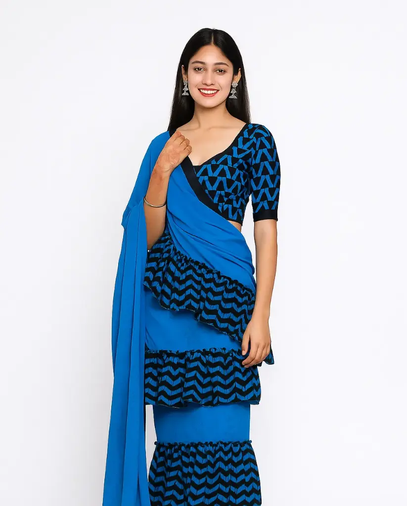 Frill Saree