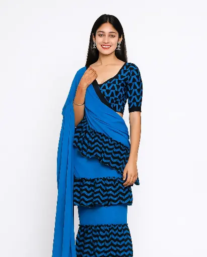 Frill Saree